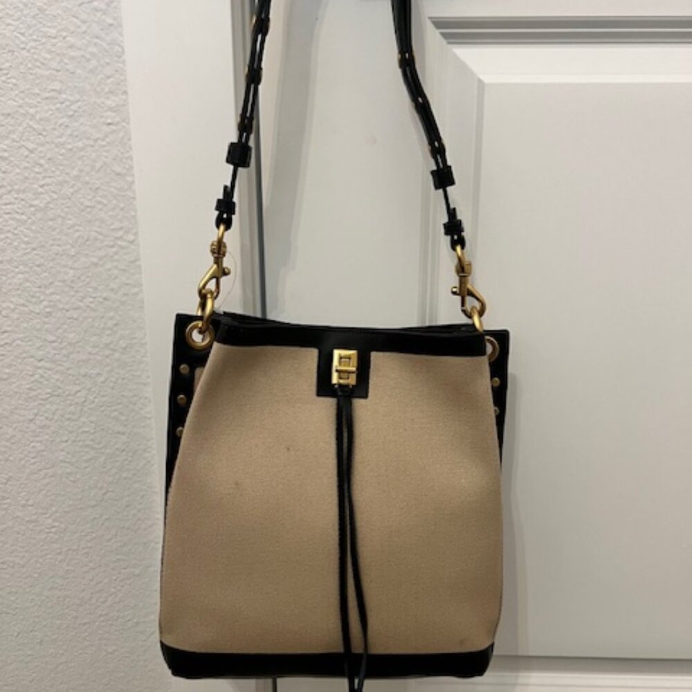 Rebecca Minkoff Darren Shoulder Bag- Surplus Trench/Black